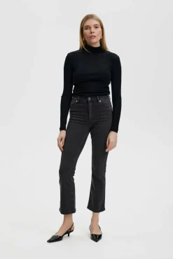 Emilindagz Hw 7/8 Flared Jeans